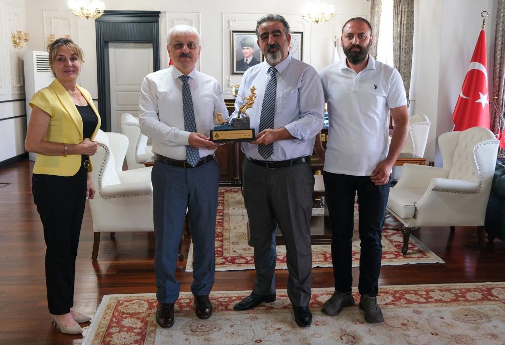 BOLU VALİMİZİ MAKAMINDA ZİYARET ETTİK.
